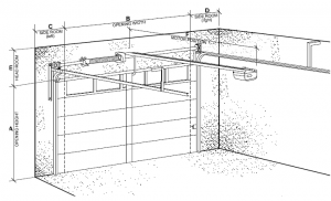 Sectional Garage Door Clearances
