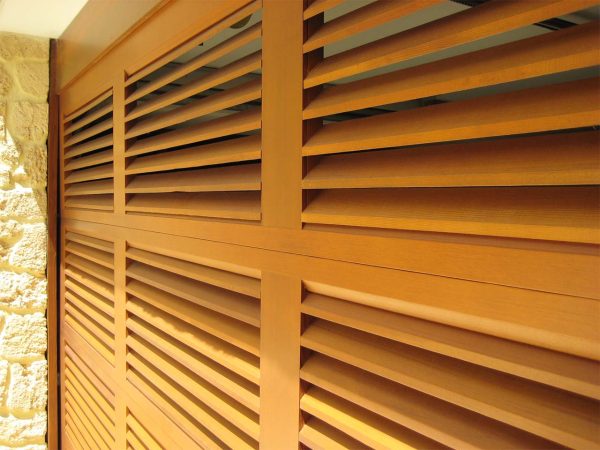 Timber Louvre Panel